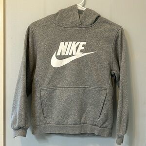 Nike gray hoodie kid’s large.